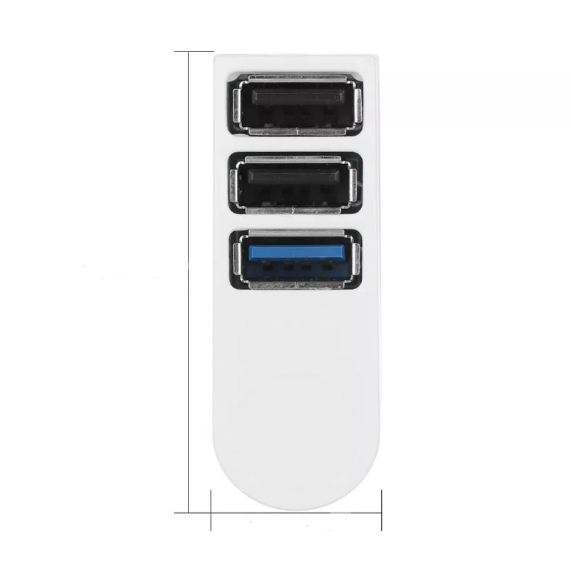 Adaptador Rotativo Mini Universal USB 3.0