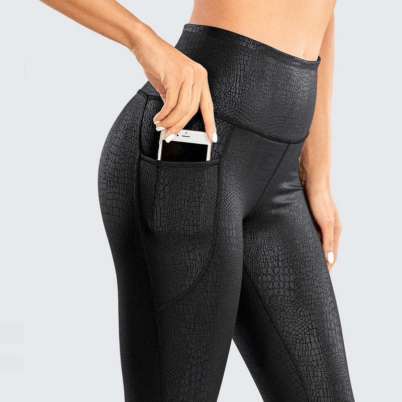 Calça legging cintura alta feminina.